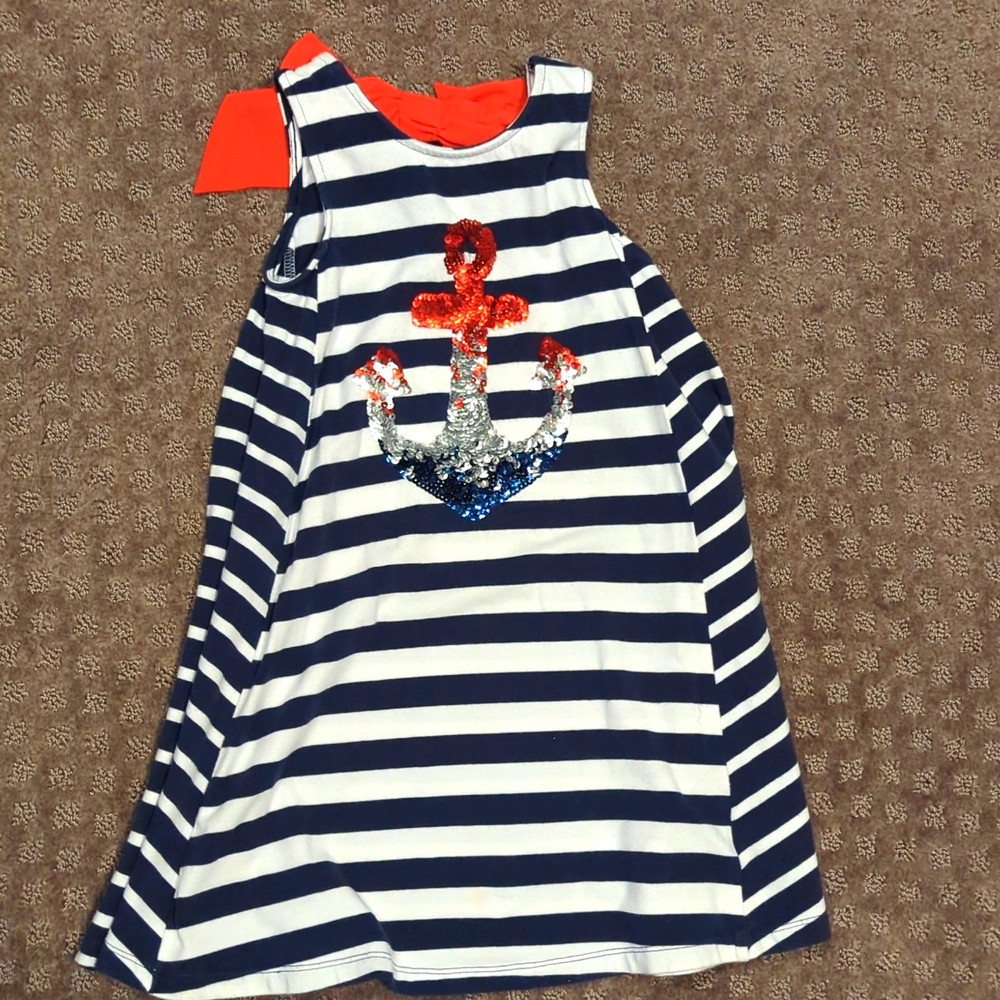 Jillian's closet anchor shift dress. 4T